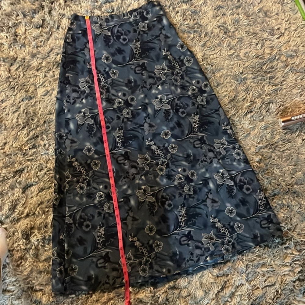 Vintage casual Corner Annex blue floral cottage core boho skirt | M - Picture 8 of 8